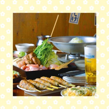 2時間飲み放題付コース各種（料理7品～）