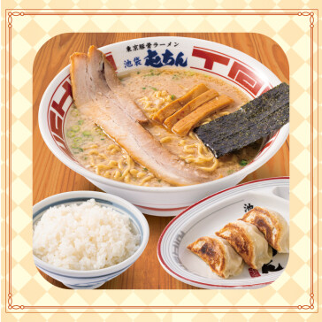 東京豚骨ラーメン餃子定食