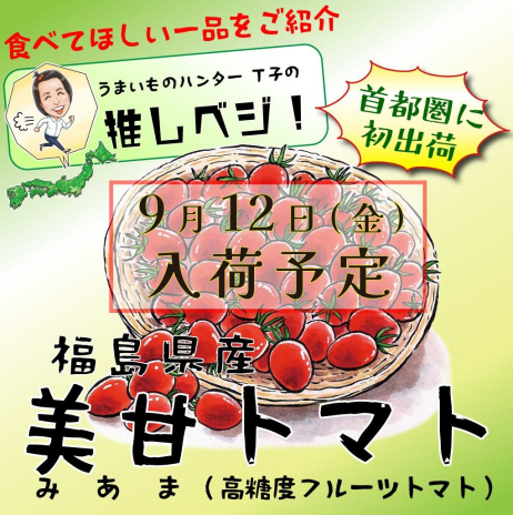 首都圏初出荷！美甘トマトのご紹介